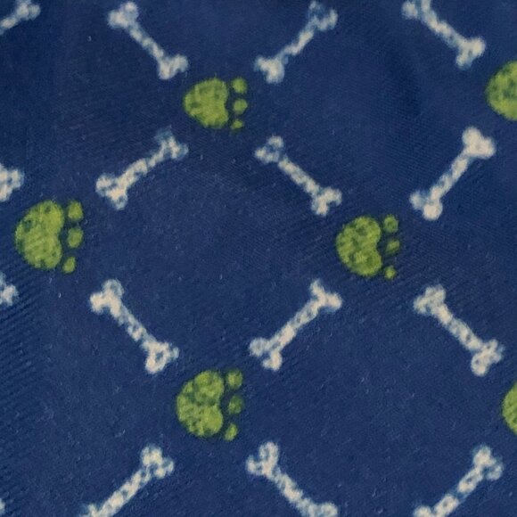 Build-A-Bear Workshop Dog Bandana Blue With Bone & Paw Print Pattern BABW - Picture 3 of 4